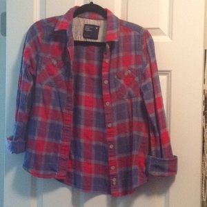 Plaid button down